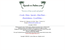 Tablet Screenshot of cycads-n-palms.com